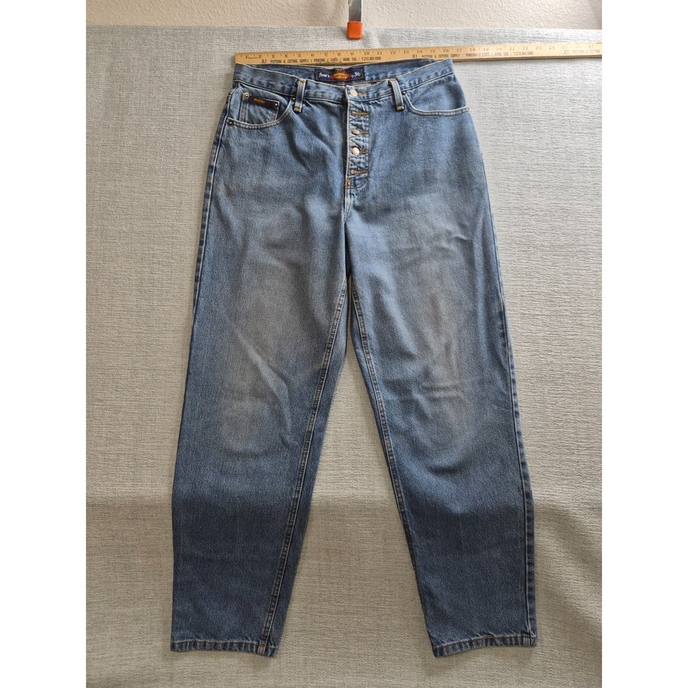 Vintage Chipleco Gto Jeans Womens 32 Blue Denim Cotton Medium Wash Tapered Leg